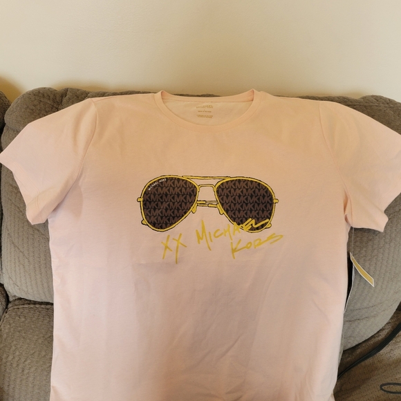 Michael Kors T-Shirt With Sunglasses Logo - Picture 1 of 6